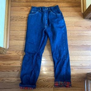 L.L.Bean fleece lined jeans
